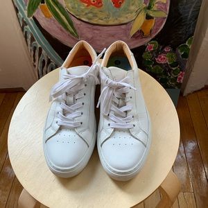 GREATS Women's Royale Leather Sneakers - Blanco